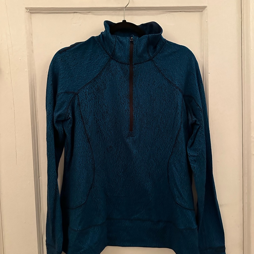 lululemon blue quarterzip